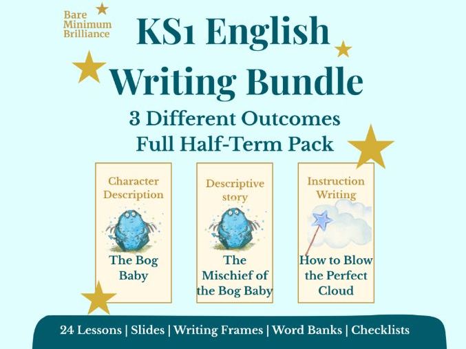 The Bog Baby English Writing Bundle | KS1 Half-Term Pack | Outcomes 1–3