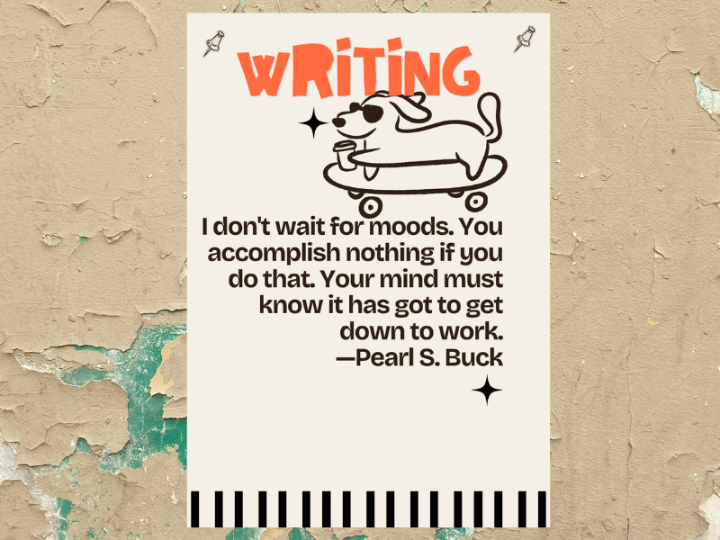 English Classroom Poster on Writing