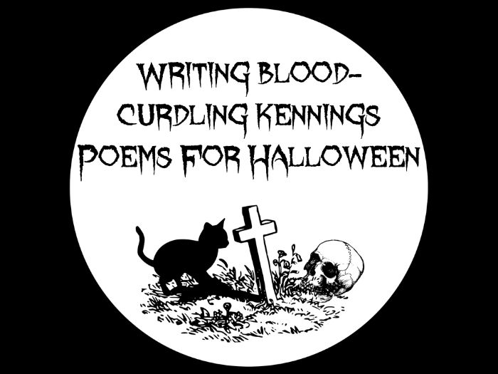 Halloween - PowerPoint Lesson - Writing Blood-Curdling Kennings Poems