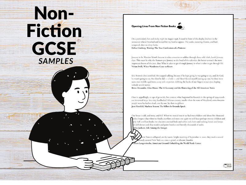 Non Fiction Samples Language GCSE