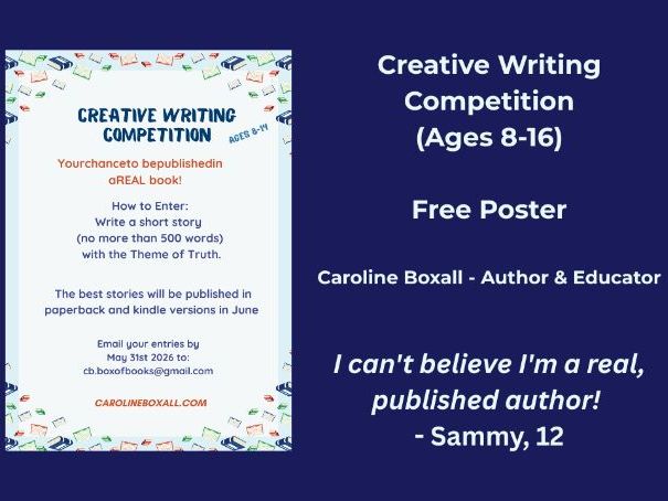 Creative Writing Competition – Printable Classroom Poster
