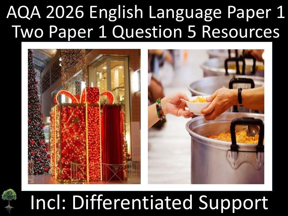 TWO Question 5 - AQA 2026 English Language Paper 1 | Differentiated Support