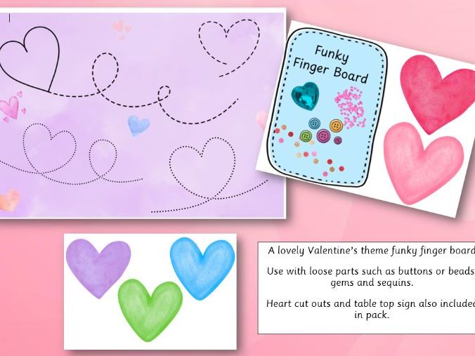 Valentine's Theme Funky Fingers