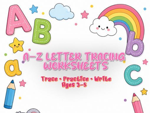 A–Z Letter Tracing Worksheets