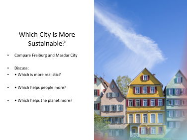 KS3: Sustainable Cities – What does a sustainable city look like?