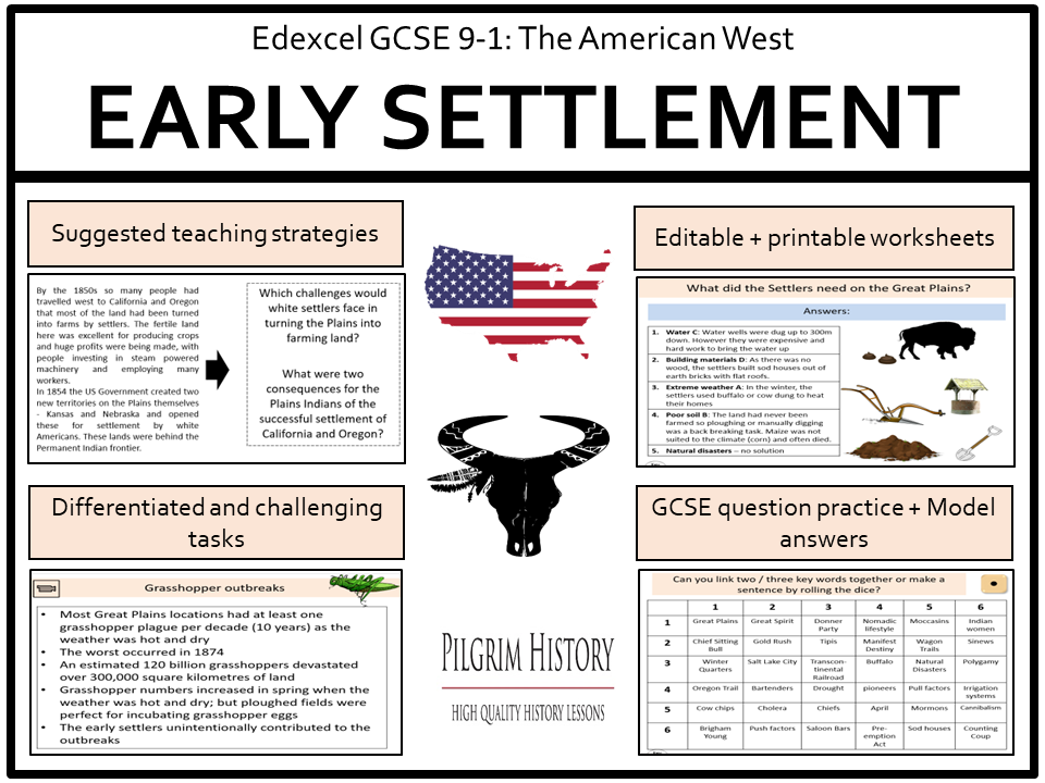 Edexcel GCSE American West: Early Settlement on the Great Plains