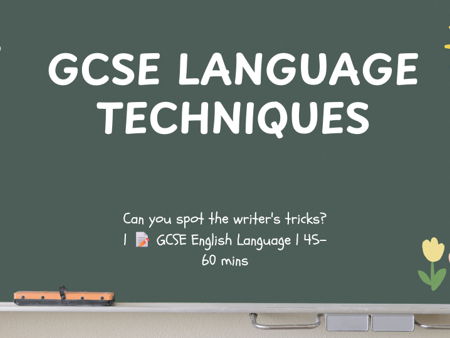 GCSE English Language SEND Resource: Similes, Metaphors & Personification