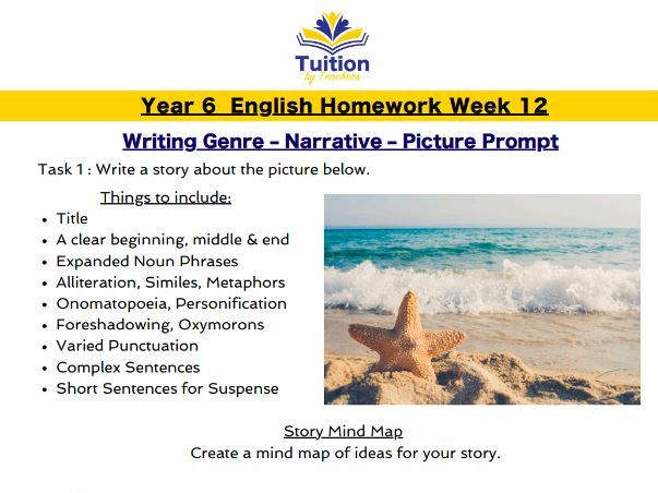 12. Year 6 - Creative Writing & Spelling