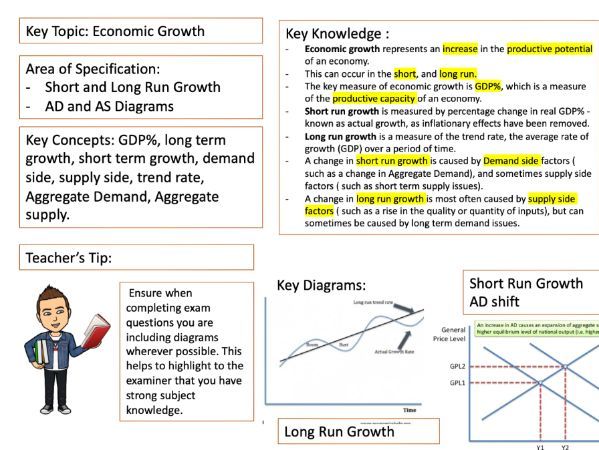 Economic Growth Revision Guide