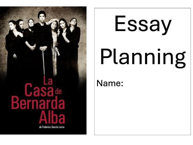 Essay Planning Booklet - La Casa de Bernarda Alba