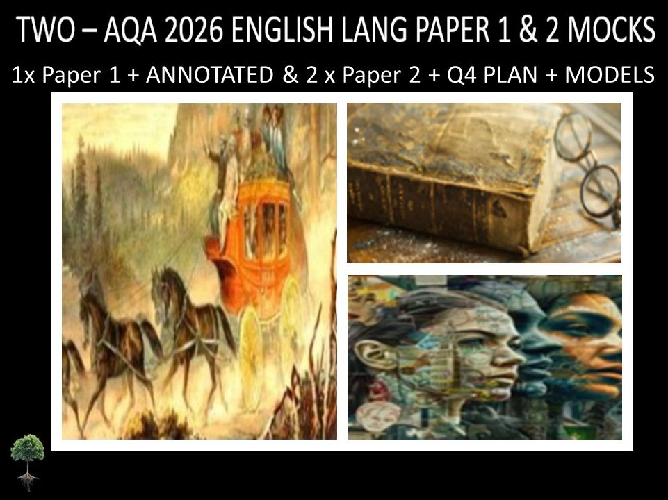 THREE - AQA PAPER 1 & 2 | 2026 FULL MOCKS | ANNOTATED | Q4 PLAN | MODELS