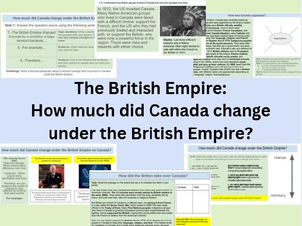 The British Empire in Canada – KS3 History Lesson