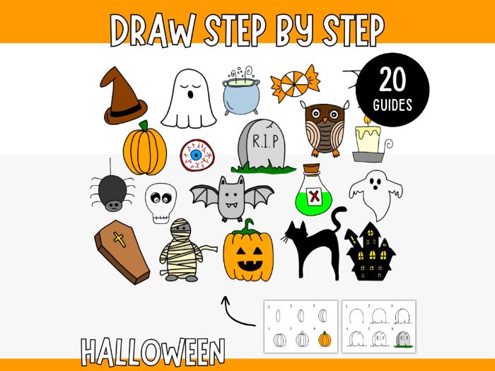How to Draw Halloween - 20 Step-by-Step Guides