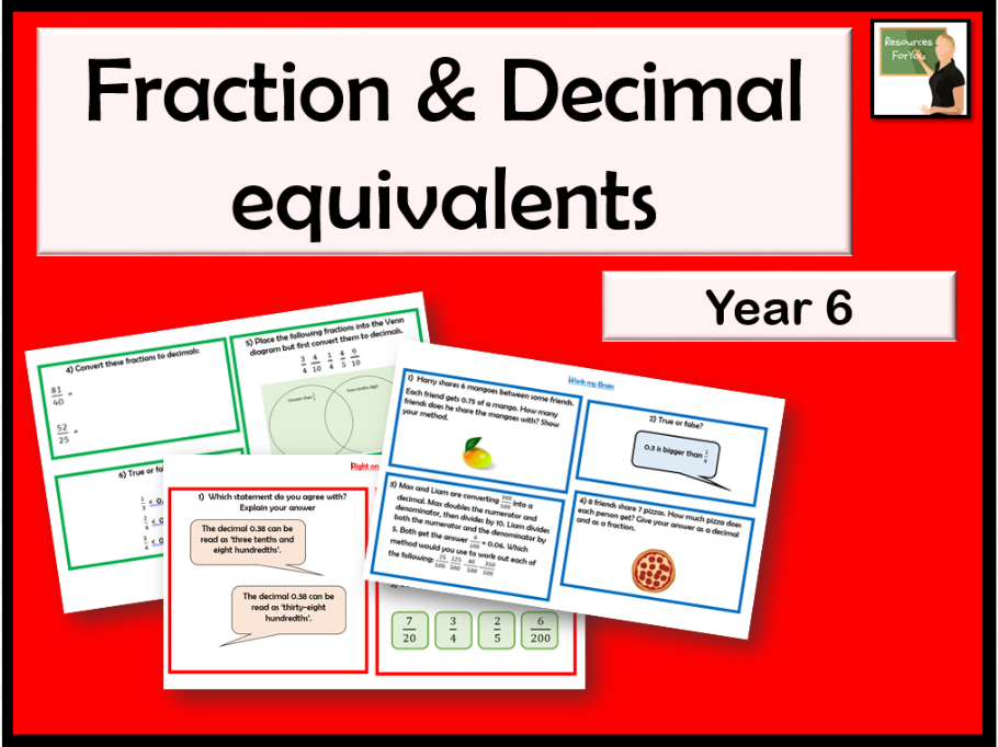 Calculate Decimal Fraction Equivalents Year 6 at Joseph Graves blog