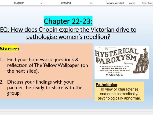 Kate Chopin: The Awakening (Full A-Level Unit)