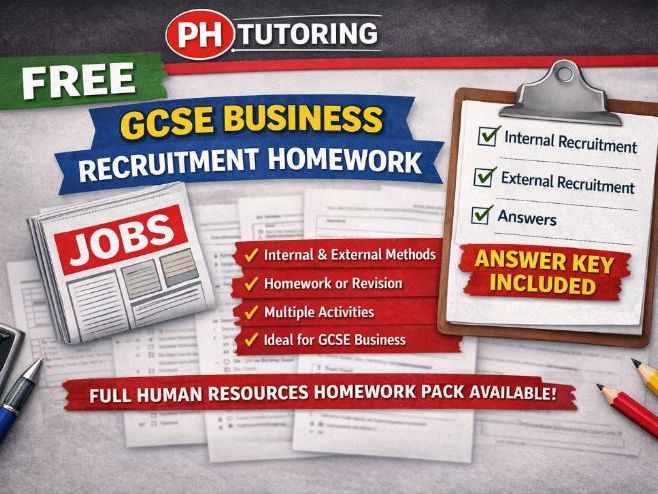 GCSE Business Recruitment Homework