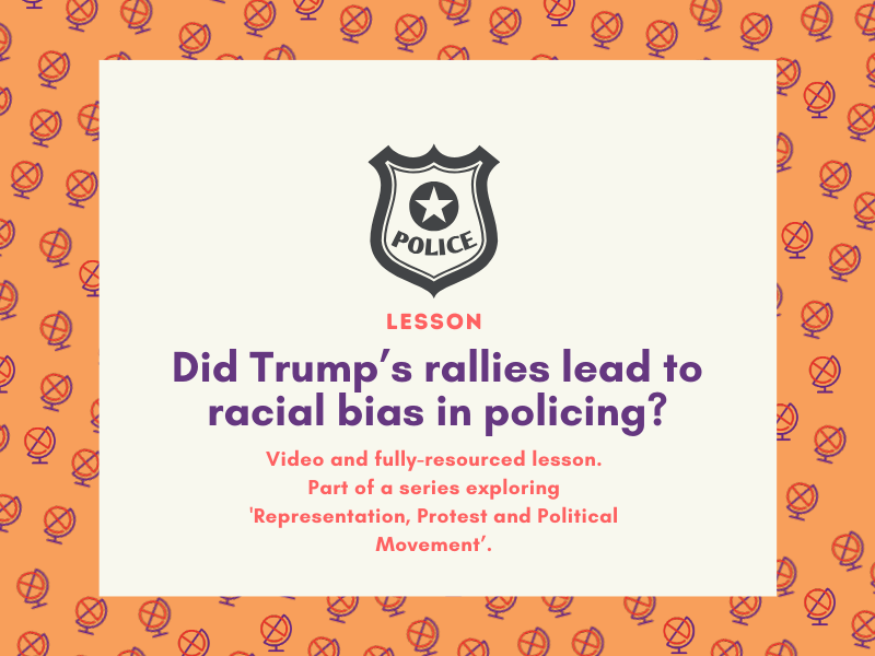 Did Trump's rallies lead to racial bias in policing?