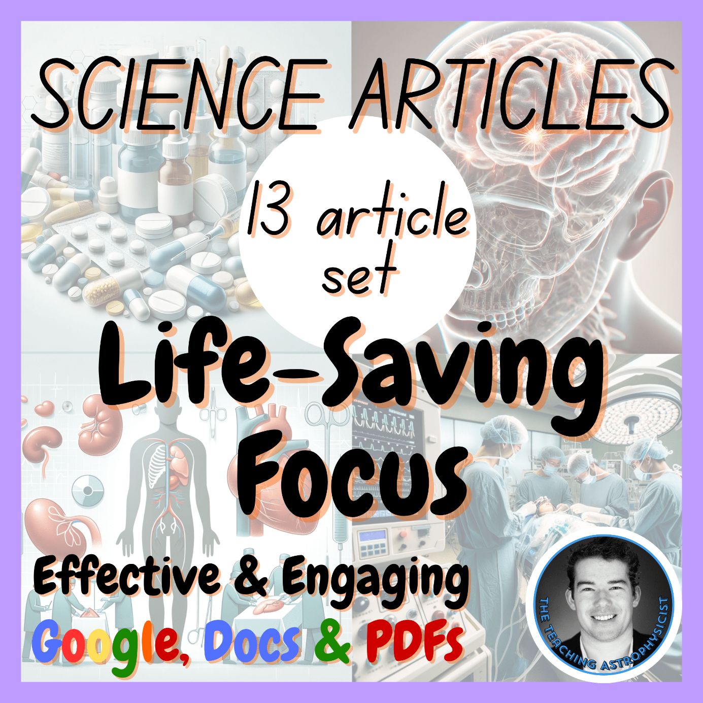 Life Saving Related 13 Health Science Reading Comprehension Passages & Questions