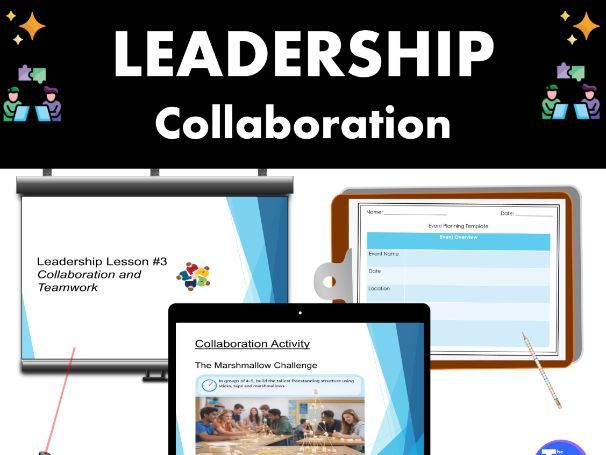 Student Leadership Team Building Activity Collaboration & Teamwork Lesson