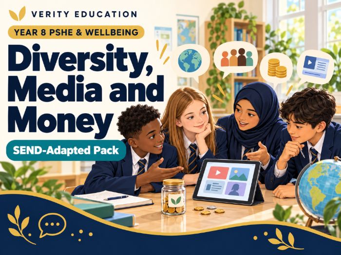 Year 8 PSHE & Wellbeing: Diversity, Media and Money — SEND-Adapted Pack