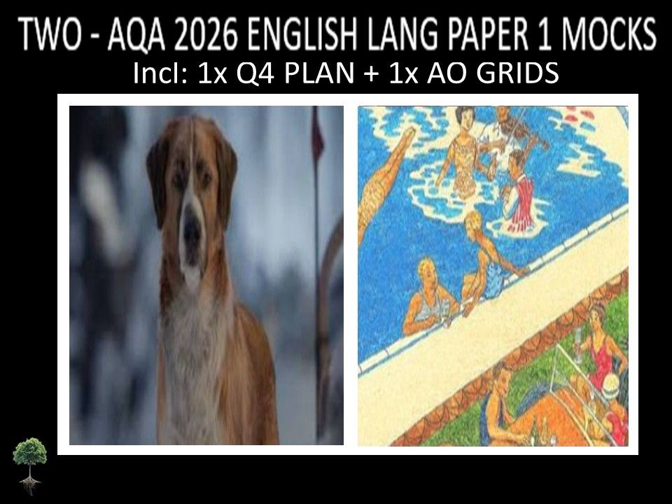 TWO - AQA PAPER 1 | 2026 FULL MOCKS | Q4 PLAN | AO GRIDS