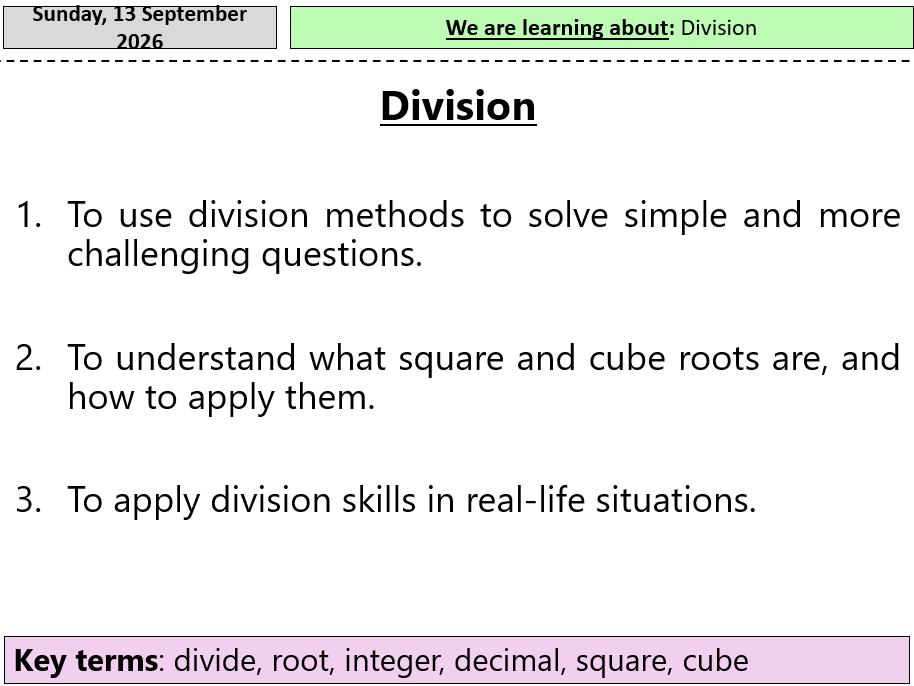 GCSE maths division (full lesson)