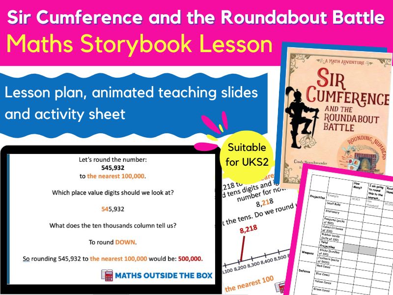 Sir Cumference and the Roundabout Battle - Maths Storybook Lesson for UKS2