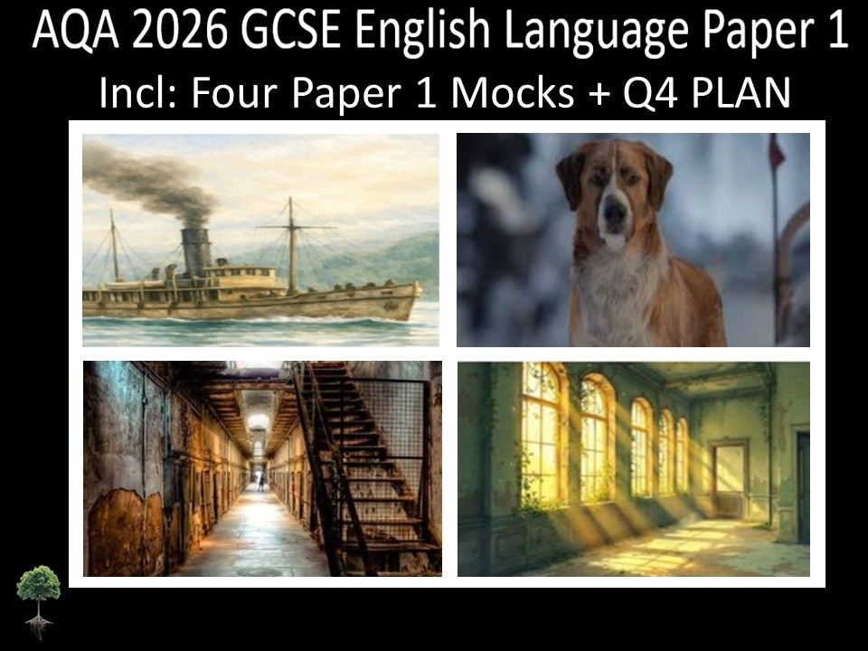 Four AQA 2026 GCSE English Language Paper 1 Mocks | Q4 Plan