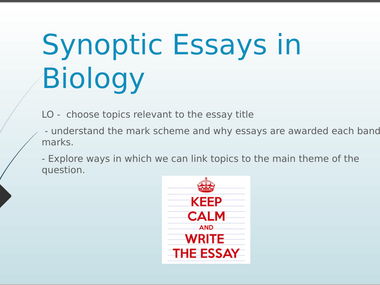 AQA A-level Biology 25 mark Essay- All resources bundle
