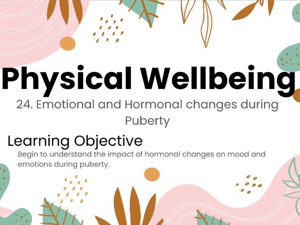 Hormones and Emotions – Year 7 PSHE Lesson on Puberty and Mood Changes