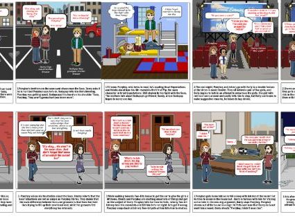 Storyboard - The Outsiders S.E Hinton Chapters 11 - 12