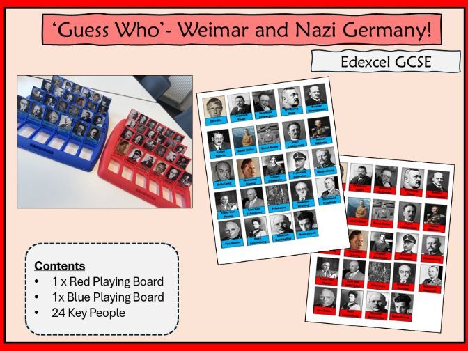 Guess Who- Weimar and Nazi Germany