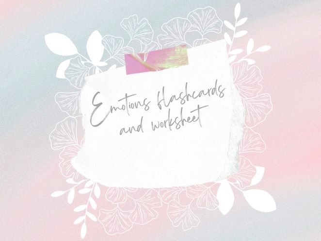 Emotions FlashCards and Emotions