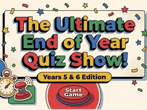 Year 5 & Year 6 End of Year Activity| KS2 No-Prep PowerPoint with Answers