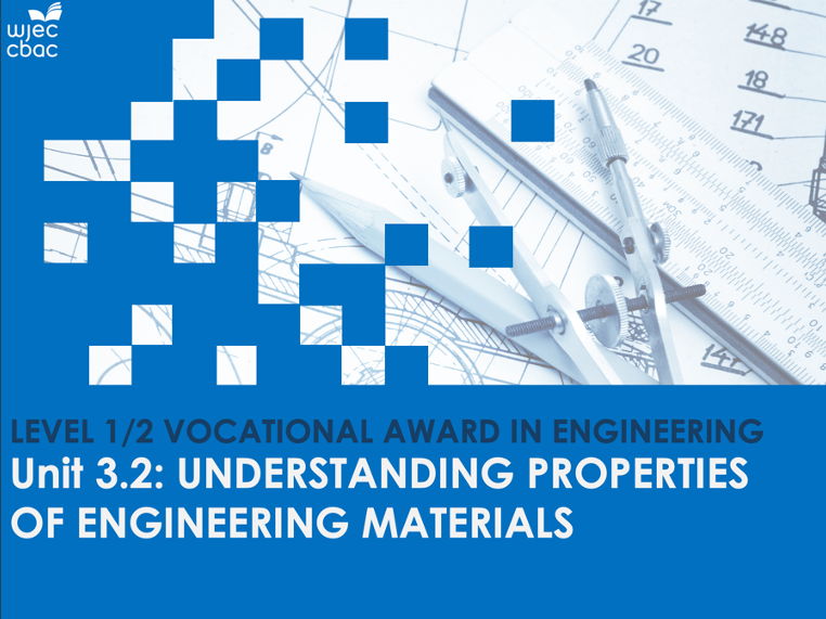 WJEC Engineering (Unit 3): 3.2 Understanding Properties of Engineering Materials