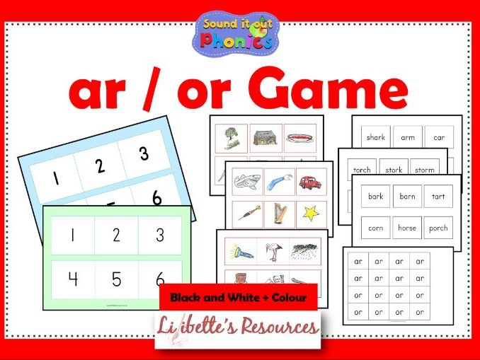 AR/ OR Phonics Game