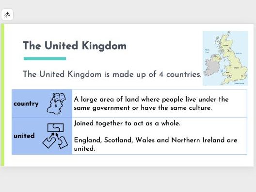 Geography - KS1 United Kingdom