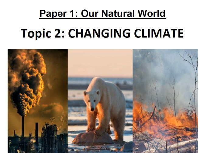 OCR-B GCSE Geography: Changing Climate Revision Guide