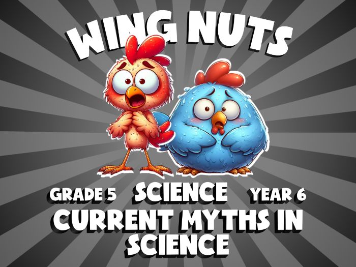 Current Myths in Science WING NUTS Science Game | No-Prep Year 6 Review Activity