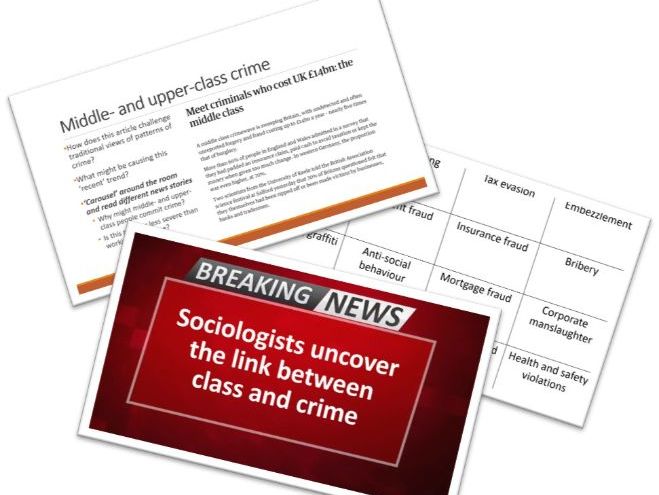 Sociology - Crime and Deviance - Class