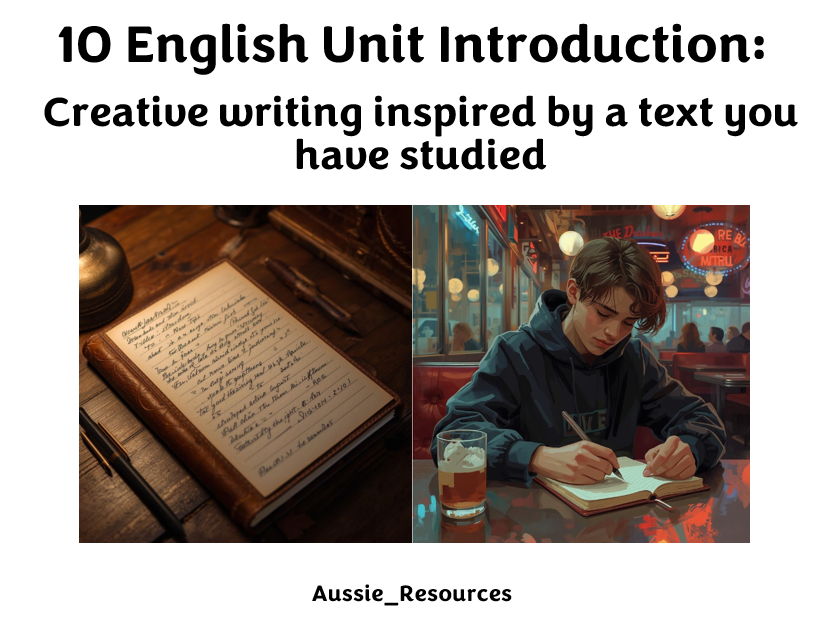 10 English – Creative Writing inspired by The Outsiders – Unit Introduction