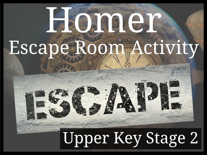 Homer of Ancient Greece Escape Room Activity