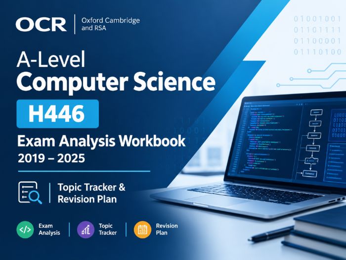 OCR A-Level Computer Science H446 Exam Analysis Workbook 2019–2025 | Topic Tracker & Revision Plan