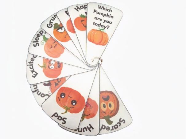 Emotions pumpkins fan