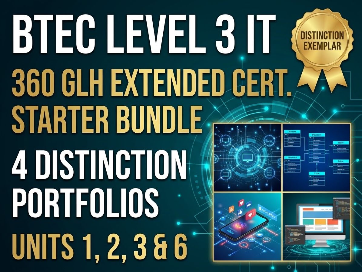 BTEC Level 3 IT 360 GLH Starter Bundle