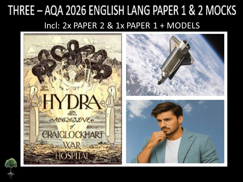 THREE - AQA PAPER 1 & 2 | 2026 FULL MOCKS | MODELS
