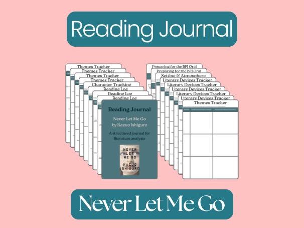 Never Let Me Go by Kazuo Ishiguro – Complete Reading Journal & Student Workbook