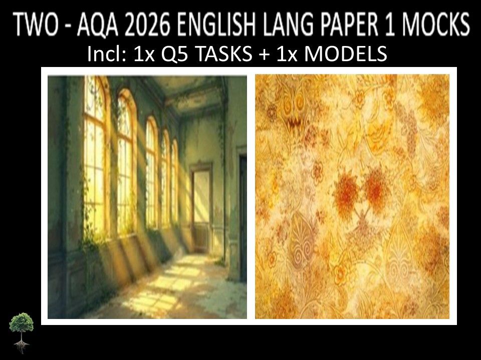 TWO - AQA PAPER 1 | 2026 FULL MOCKS | Q5 TASKS | MODELS