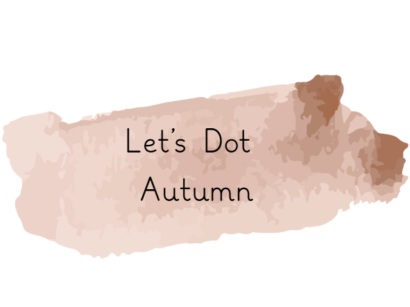 Let's Dot Autumn cotton bud painting