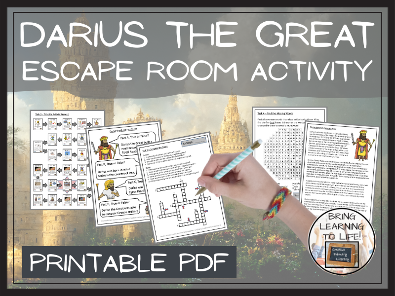 Darius the Great Escape Room Activity